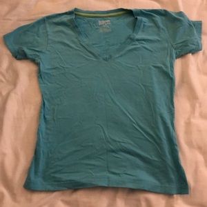 Blue V- Neck T-Shirt